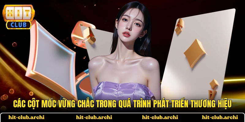 Các cột mốc vững chắc trong quá trình phát triển thương hiệu