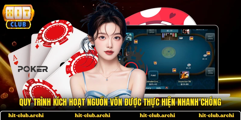 Quy trình kích hoạt nguồn vốn được thực hiện nhanh chóng